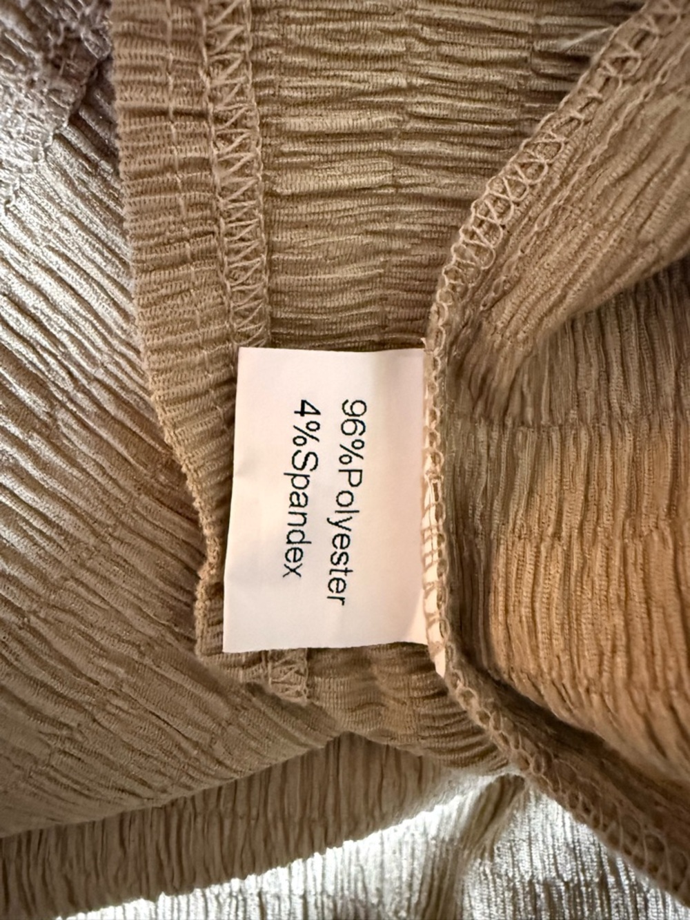 Women’s Taupe V-Neck Tiered Maxi Dress - Picture 7 of 7